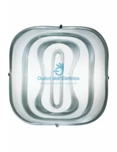 Lampe murale Kundalini K932AREU Mandala Rashid, petite lampe en verre argenté 2